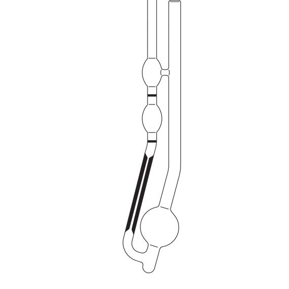 Cannon-Fenske routine viscometer, calibrated for manual measurement